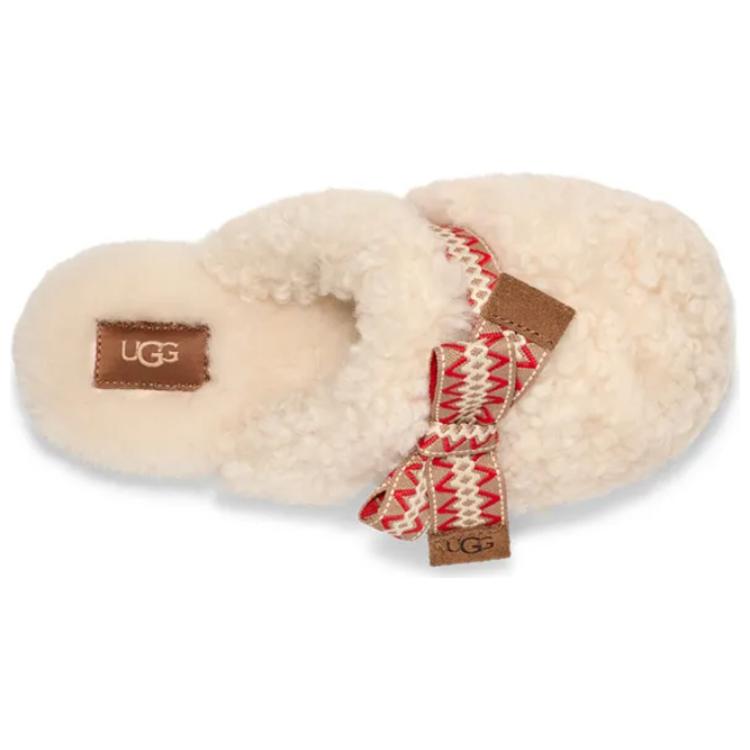 Shop (W) UGG Maxi Curly Sister Slide Asli 1158266-NAT