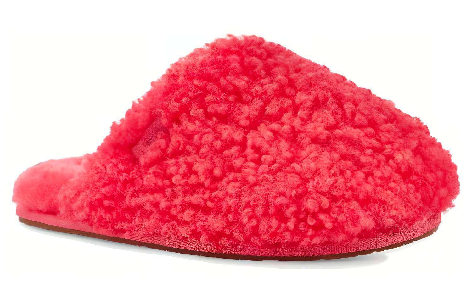 Order UGG 舒適休閒 時尚毛絨 包頭拖鞋 女款 粉紅色