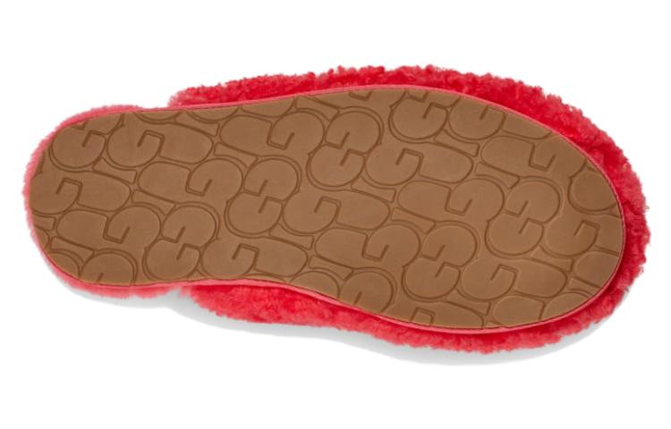 Purchase UGG 舒適休閒 時尚毛絨 包頭拖鞋 女款 粉紅色