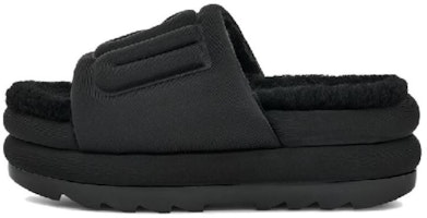 (Women) UGG Maxi Graphic Slide Black 1131992-BBLC (Women) UGG Maxi Graphic Slide Black 1131992-BBLC