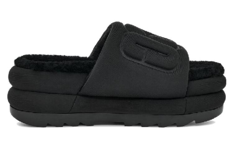 Order (W) UGG Maxi Graphic Slide Noir 1131992-BBLC