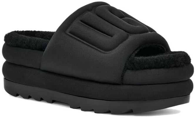 (W) UGG 맥시 그래픽 슬라이드 블랙 (UGG Maxi Graphic Slide Black) 1131992-BBLC Lookbook (W) UGG 맥시 그래픽 슬라이드 블랙 (UGG Maxi Graphic Slide Black) 1131992-BBLC