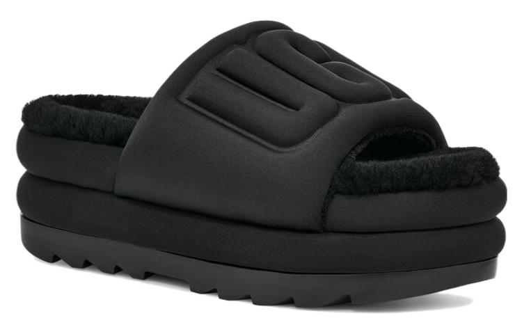 Lookbook (W) UGG Maxi Graphic Slide Noir 1131992-BBLC