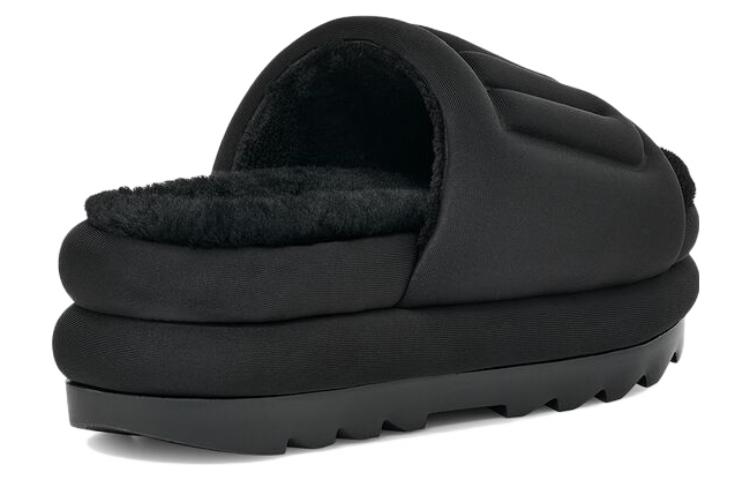 Shop (W) UGG Maxi Graphic Slide Noir 1131992-BBLC