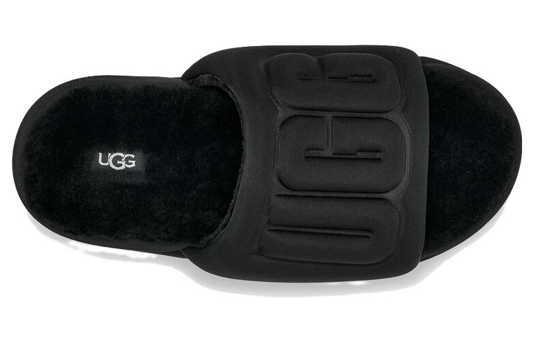 Purchase (W) UGG Maxi Graphic Slide Noir 1131992-BBLC