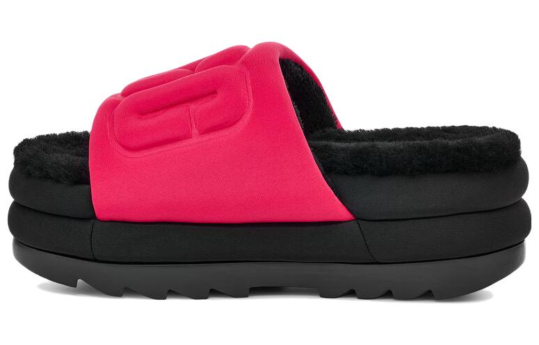 (Women) UGG Maxi Graphic Slide Radish Black 1131992-RHBL