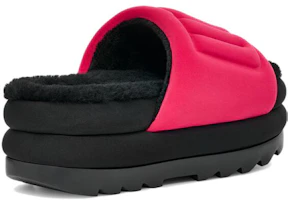 Shop UGG Maxi Slide 織物舒適厚底涼拖 女款 粉色