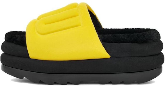(W) UGG Maxi Slide 'Suela Gruesa Cómoda - Zapatilla de Moda Amarilla' 1131992-CYBLC Buy (W) UGG Maxi Slide 'Suela Gruesa Cómoda - Zapatilla de Moda Amarilla' 1131992-CYBLC