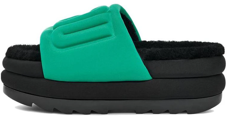 women-ugg-maxi-slide-green-comfort-thick-sole-1131992-egbc