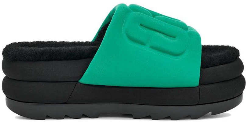 (Women) UGG Maxi Slide 'Green Comfort Thick Sole' 1131992-EGBC Order (Women) UGG Maxi Slide 'Green Comfort Thick Sole' 1131992-EGBC