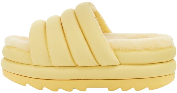 (W) UGG Maxi Slide 'Sandalia Moda Suela Gruesa Tejida Cómoda - Amarillo' 1126377-BPDD Buy (W) UGG Maxi Slide 'Sandalia Moda Suela Gruesa Tejida Cómoda - Amarillo' 1126377-BPDD