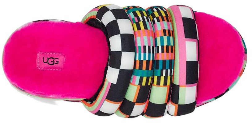 (W) UGG Maxi Slide Hitam 'Checkerboard Platform' 1130842-BLKM Purchase (W) UGG Maxi Slide Hitam 'Checkerboard Platform' 1130842-BLKM