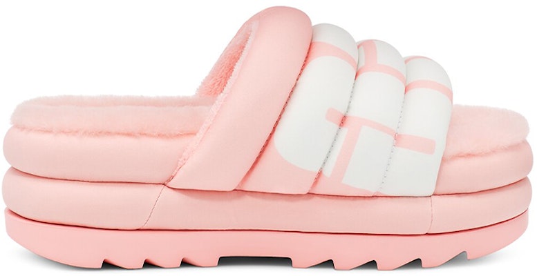 (女性)UGG Maxi Slide Logo 粉紅色扇貝 1127067-PSLP Order (女性)UGG Maxi Slide Logo 粉紅色扇貝 1127067-PSLP