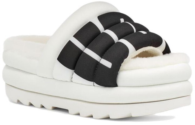 (W) UGG Maxi Slide Logo Putih 1127067-WHT Lookbook (W) UGG Maxi Slide Logo Putih 1127067-WHT