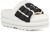 Lookbook (W) UGG Maxi Slide Logo Putih 1127067-WHT