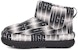 (W) But UGG Classic Maxi Wavelength Mini Boot 'Hitam dan Putih' 1132915-BWHT