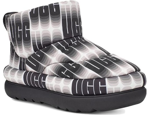(W) UGG Classic Maxi Wavelength Mini Boot 'Hitam dan Putih' 1132915-BWHT Lookbook (W) UGG Classic Maxi Wavelength Mini Boot 'Hitam dan Putih' 1132915-BWHT