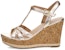 (W) UGG Melissa 'Sandal Wedge Tali Silang Emas' 1102786-GOLD
