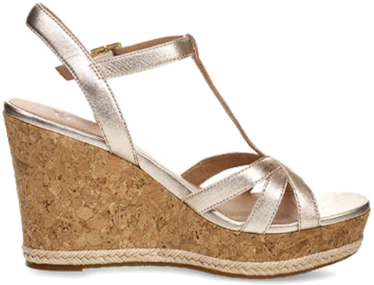 (W) UGG Melissa 'Sandalias de Cuña con Tiras Cruzadas Doradas' 1102786-GOLD Order (W) UGG Melissa 'Sandalias de Cuña con Tiras Cruzadas Doradas' 1102786-GOLD