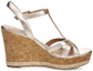 Order (W) UGG Melissa 'Sandalias de Cuña con Tiras Cruzadas Doradas' 1102786-GOLD