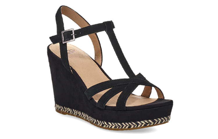 Lookbook (W) UGG Melissa Wedge 'Tali Hitam' 1102807-BLK