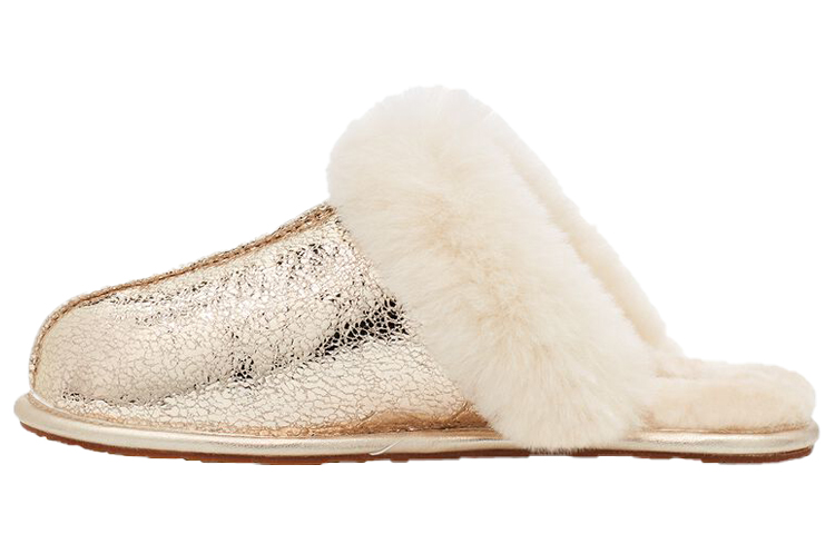 (Women) UGG Metallic Leather Slipper 'Gold' 1125394-SGD