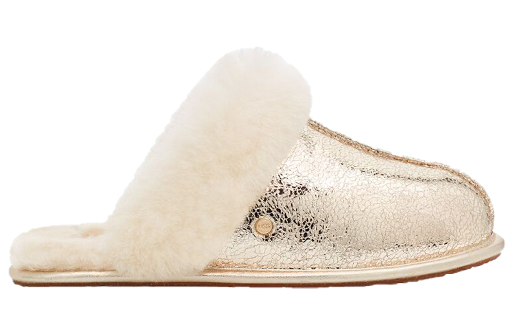 (W) UGG Metallic Leather Slipper 'Gold' 圖 2
