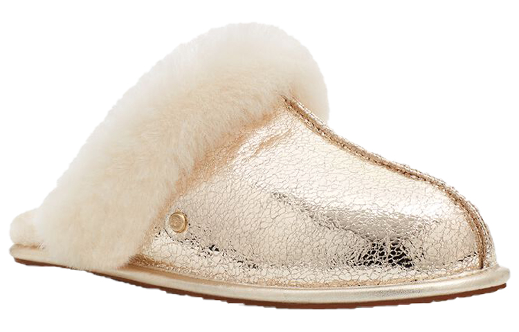 (W) UGG Metallic Leather Slipper 'Gold' 圖 3