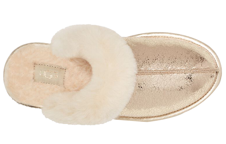 (W) UGG Metallic Leather Slipper 'Gold' 圖 4