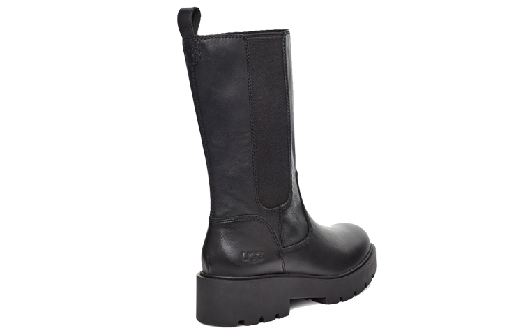Lookbook (Women) UGG Mid-Calf Boot 'Black Waterproof Leather with Zipper' 1121056-BLK