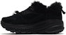 (W) UGG Pertengahan Atas 'Kulit Fesyen Hitam' 1120118-BLKBR