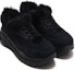 Order (W) UGG Pertengahan Atas 'Kulit Fesyen Hitam' 1120118-BLKBR