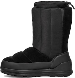 UGG 絨面 圓頭舒適 中筒 雪地靴 女款 黑色 Buy UGG 絨面 圓頭舒適 中筒 雪地靴 女款 黑色