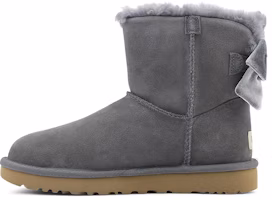 (Women) UGG Mini Bailey Bow Velvet Ribbon 2.0 'Purple Grey' 1118975-NHT (Women) UGG Mini Bailey Bow Velvet Ribbon 2.0 'Purple Grey' 1118975-NHT