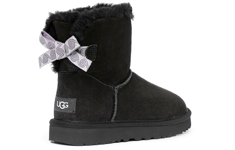 (W) UGG Mini Bailey Bow 'Black' 圖 2