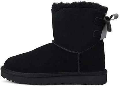 (W) UGG Mini Continuity Bow Fleece Lined Hitam 1110705-BLK Buy (W) UGG Mini Continuity Bow Fleece Lined Hitam 1110705-BLK