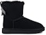 (W) UGG Mini Continuity Bow Fleece Lined Hitam 1110705-BLK