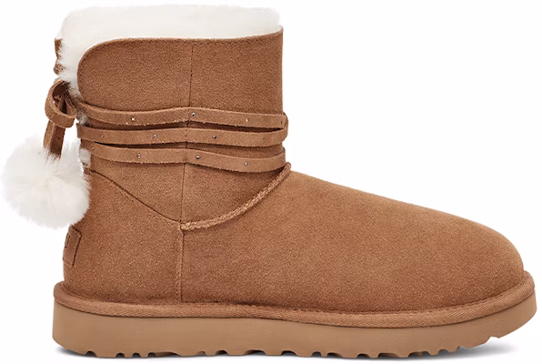 (W) UGG 迷你贝利蝴蝶结毛球短靴 1125382-CHE Order (W) UGG 迷你贝利蝴蝶结毛球短靴 1125382-CHE
