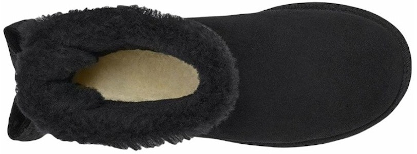(W) UGG ミニベイリーボウ クラッシュベルベット ブーツ (ブラック) 1138172-BLK Purchase (W) UGG ミニベイリーボウ クラッシュベルベット ブーツ (ブラック) 1138172-BLK