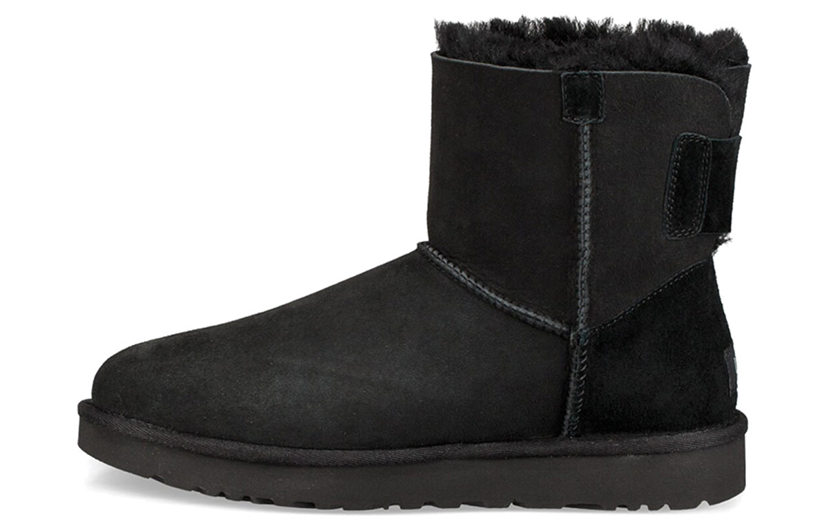 Buy (W) UGG Mini Bailey Bow Hitam Berkilau 1019725-BLK