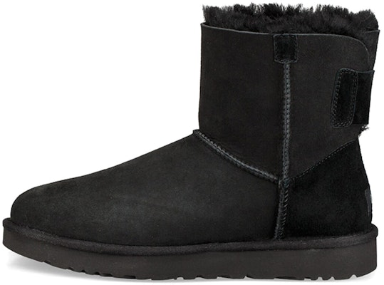 (W) UGG Mini Bailey Bow Hitam Berkilau 1019725-BLK Buy (W) UGG Mini Bailey Bow Hitam Berkilau 1019725-BLK