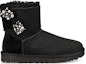 Order (W) UGG Mini Bailey Bow Hitam Berkilau 1019725-BLK