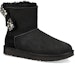 Lookbook (W) UGG Mini Bailey Bow Hitam Berkilau 1019725-BLK