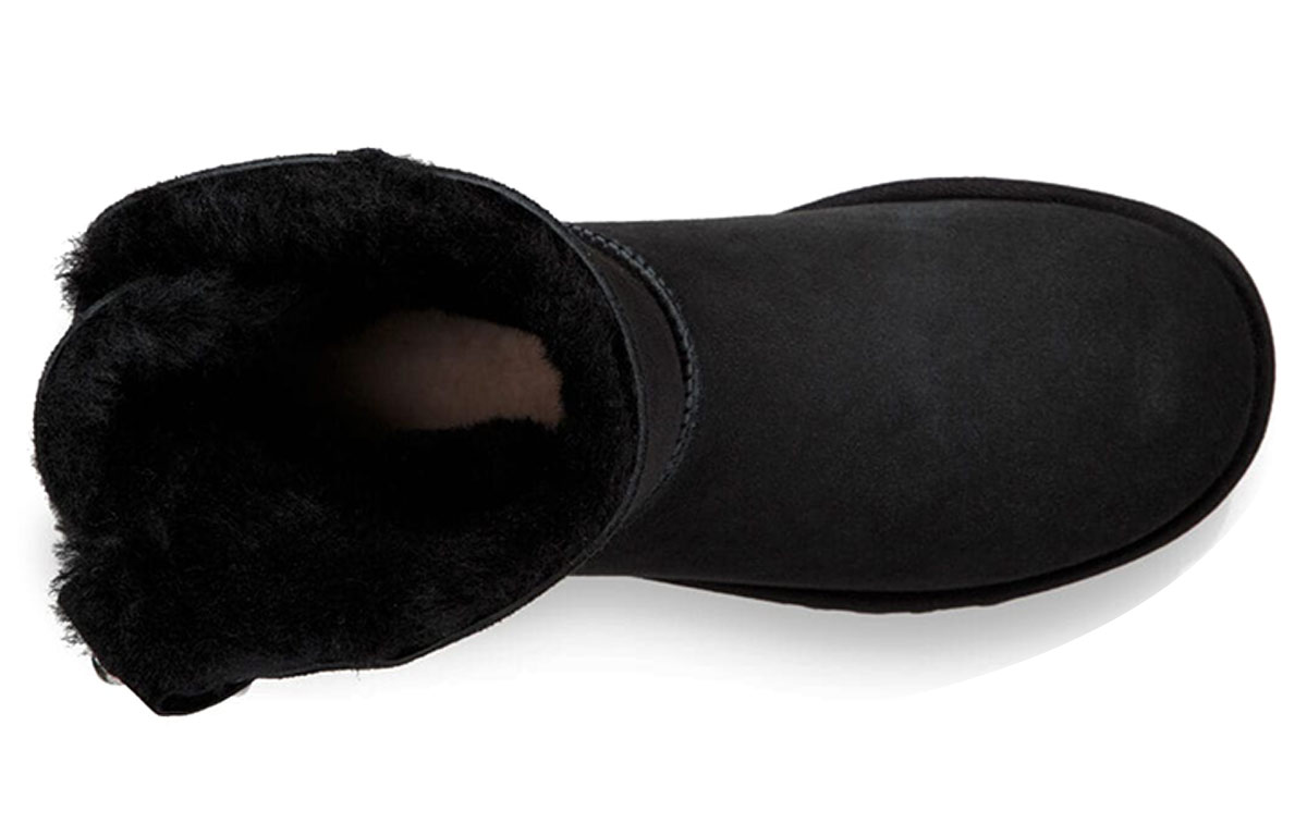 Purchase (W) UGG Mini Bailey Bow Hitam Berkilau 1019725-BLK