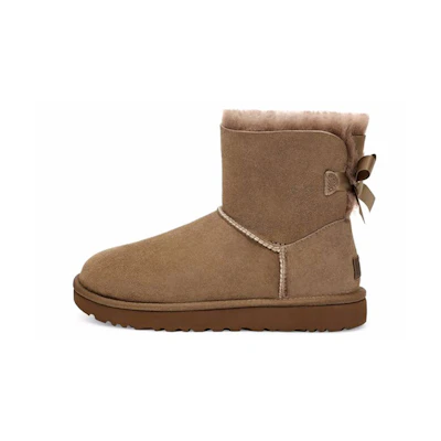 (W) UGG Mini Bailey Bow II 2.0 'Brown'