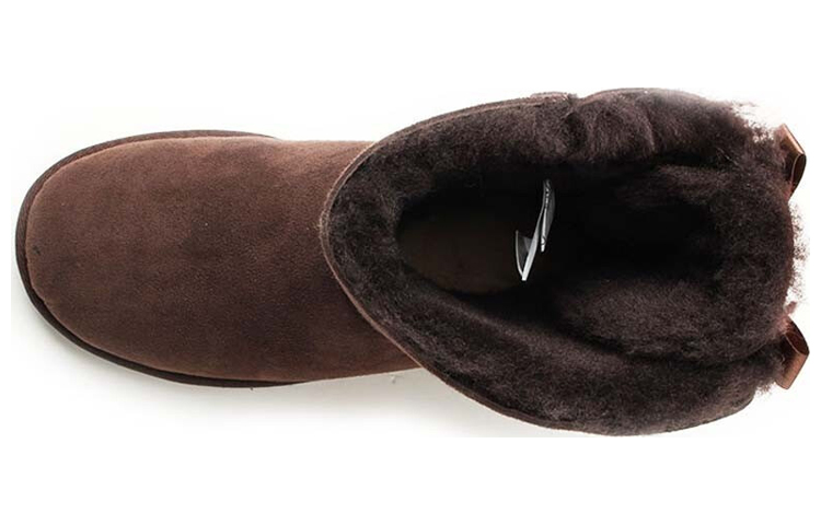 (W) UGG Mini Bailey Bow II 'Chocolate' 圖 5