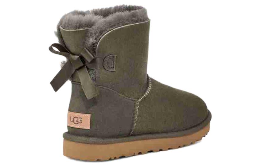 Shop (W) UGG Mini Bailey Bow II 'Forest Night' Botas Mujer Verde Bosque 1016501-FRSN