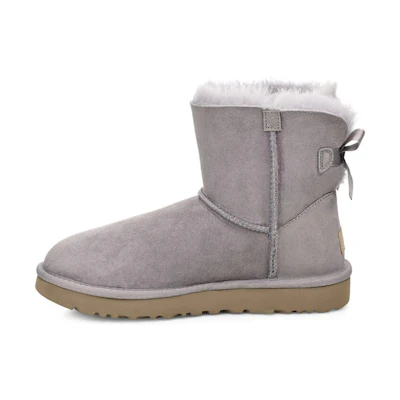 (W) UGG Mini Bailey Bow II 'Grey'
