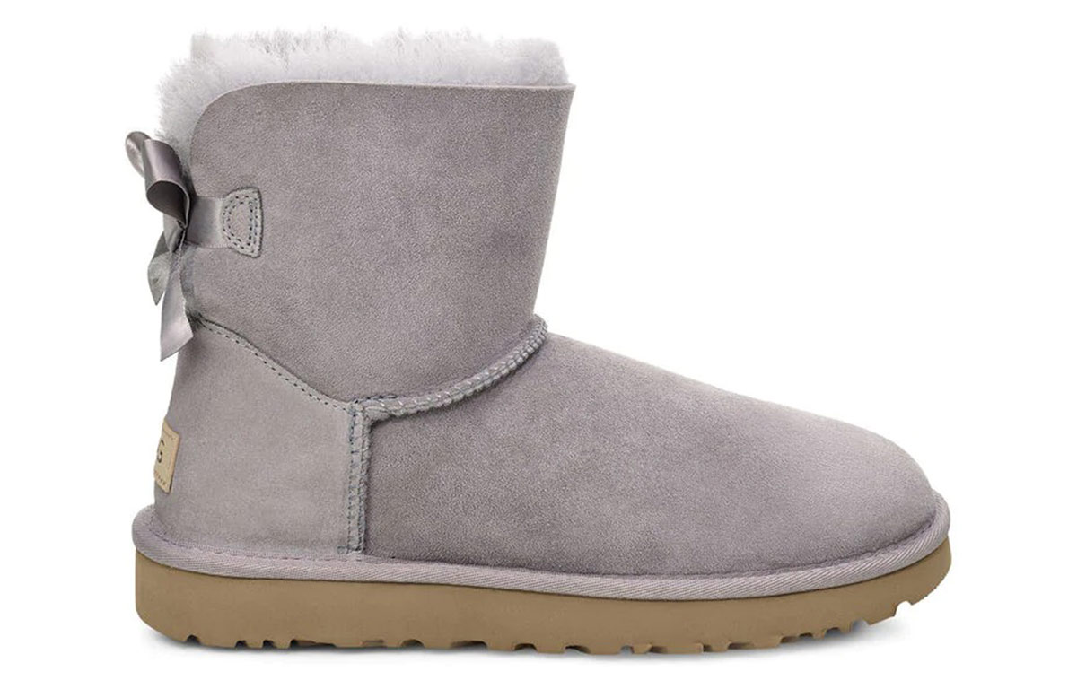 (W) UGG Mini Bailey Bow II 'Grey' 圖 2