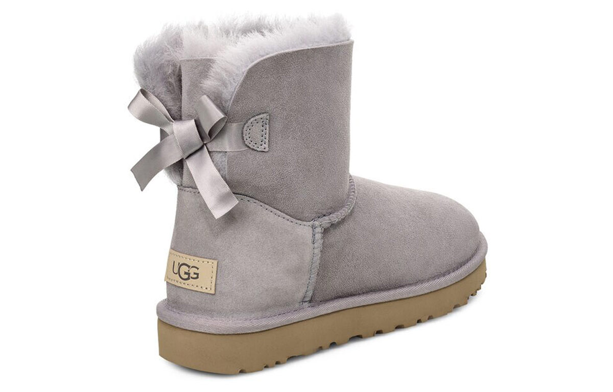 (W) UGG Mini Bailey Bow II 'Grey' 圖 4